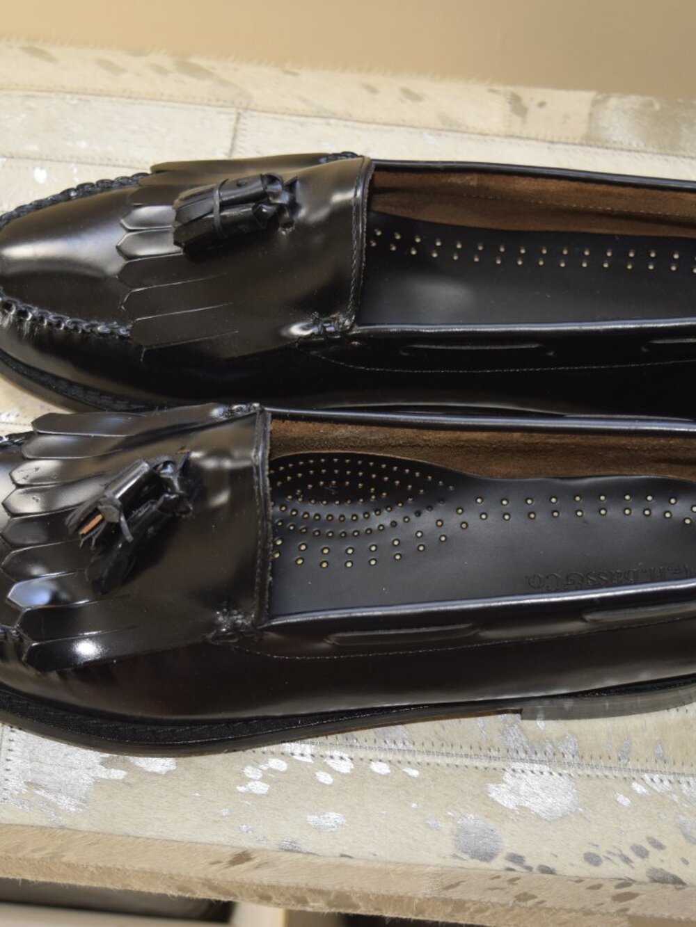 Men's Black Bass "Layton" Loafer- Size 12 D